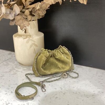 Vintage Bag Velvet-Satin Cowhide Small Gold Ball genuine leather Shoulder bag Crossbody Bag  Evening Bag  Fashion Bags for Women China factory wholesale