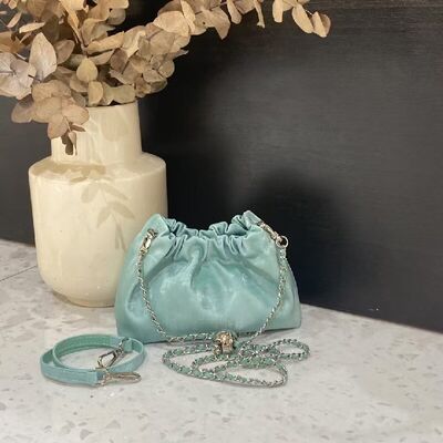 Vintage Bag Velvet-Satin Cowhide Small Gold Ball genuine leather Shoulder bag Crossbody Bag  Evening Bag  Fashion Bags for Women China factory wholesale