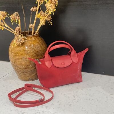 Mini genuine leather handbag shoulder bag Velvet Satin Cowhide Handheld Crossbody Bag Clutch Hobo Bag Evening Bag China factory wholesale