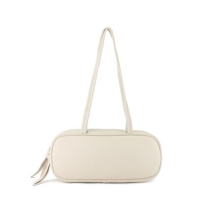 Women's genuine leather Top-Grain Cowhide Natural Crease Shoulder Bag underarm bag Baguette Bag China manufacturer wholesale