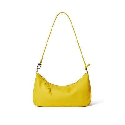 Top-Grain Cowhide Naturally Tumbled Shoulder Crossbody Bag women's fashion genuine leather bag underarm bag China manufacturer wholesale