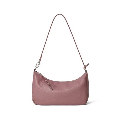Top-Grain Cowhide Naturally Tumbled Shoulder Crossbody Bag women's fashion genuine leather bag underarm bag China manufacturer wholesale