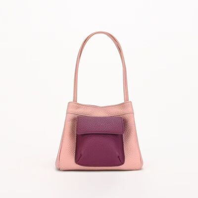 Top-Grain Full-Grain Cowhide Pocket Bag women's mini genuine leather shoulder bag Crossbody Bag Bucket Bag Basket bag China factory wholesale