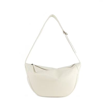 Top-Grain Oil-Waxed Cowhide Large Capacity Dumpling Bag genuine leather shoulder bag crossbody bag tote bag underarm bag China supplier wholesale