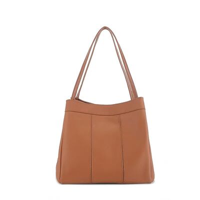 Top-Grain Cowhide Large Square Tote Basket Handbag genuine leather handbag shoulder bag crossbody bag Women's fashion bag China supplier wholesale