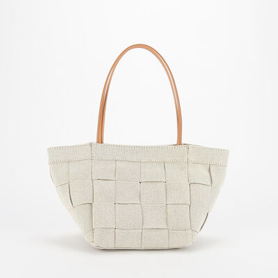 Denim Canvas Woven Basket Tote Bag women's fashion handbag crossbody bag shoulder bag Denim Bag Canvas Bag