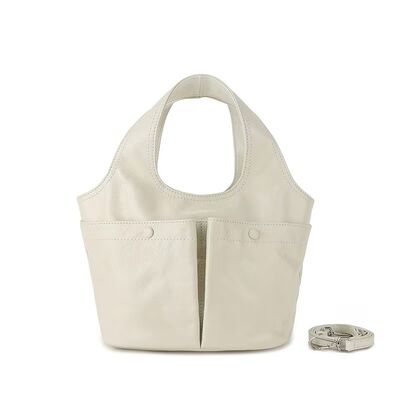 Top-Grain Oil-Waxed Cowhide Pocket genuine leather handbag Tote bag Crossbody Bag shoulder bag Clutch Women's Handbag