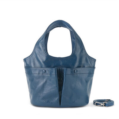 Top-Grain Oil-Waxed Cowhide Pocket genuine leather handbag Tote bag Crossbody Bag shoulder bag Clutch Women's Handbag