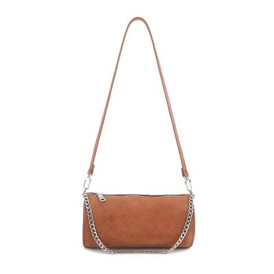 Top-Grade High Mercerized Frosted Cowhide Cylinder Bag Women's genuine leather fashion Crossbody Clutch Bag Shoulder Bag