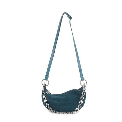 Women's Vintage Bag genuine leather handbag Top-Grain High-Gloss Suede Cowhide Crescent Bag shuolder bag crossbody bag China manufacturer wholesale