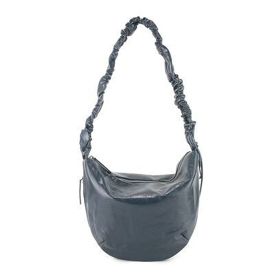 Women's genuine leather bag Minimalist Bag Top-Grain Oil-Waxed Leather Pillow Bag with Large Capacity tote bag Shoulder bag crossbody bag 