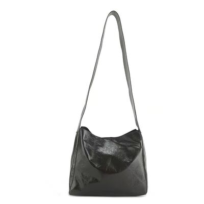 Minimalist Genuine leather bag Top-Grain Oil-Waxed Cowhide Large Capacity Crossbody Bag shoulder bag Tote Bag China supplier wholesale