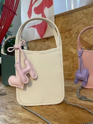 Mini genuine leather handbag shoulder bag croosbody bag for women Top-Grain Cowhide Chain Phone Bag  crossbody shoulder bag China supplier  wholesale