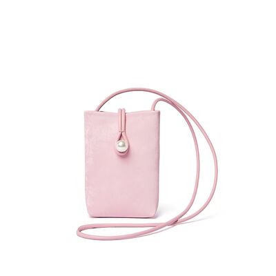 Vintage Women's genuine leather bag Velvet Satin Cowhide Phone Case bag cell phone bag mini shoulder crossbody bag China supplier wholesale