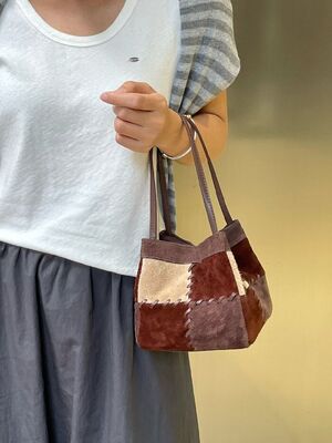 Women's fashion genuine leather handbag Shoe-Material Frosted Cowhide Contrast-Color Small Square Bag shulder bag crossbody bag China supplier wholesale