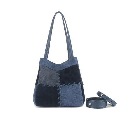 Women's fashion genuine leather handbag Shoe-Material Frosted Cowhide Contrast-Color Small Square Bag shulder bag crossbody bag China supplier wholesale