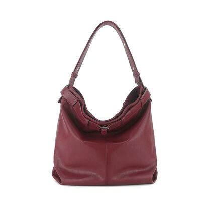 Genuine leather bag Top-Grain Oil-Waxed Cowhid Large Capacity Belt Tote Bag  shoulder bag OEM Bag Manufacturer Wholesale Handbags Supplier 