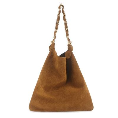 Brand design Women's genuine leather Frosted Shoe Material Chain Bag large capacity Tote Bag Shoulder Bag Minimalist Bag China supplier wholesale