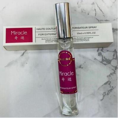 Miracle 10ml mini Portable Women's perfume Eau de toilette Floral Gourmand Fragrance  Organic Natural Perfume Niche Perfume ODM/OEM factory wholesale