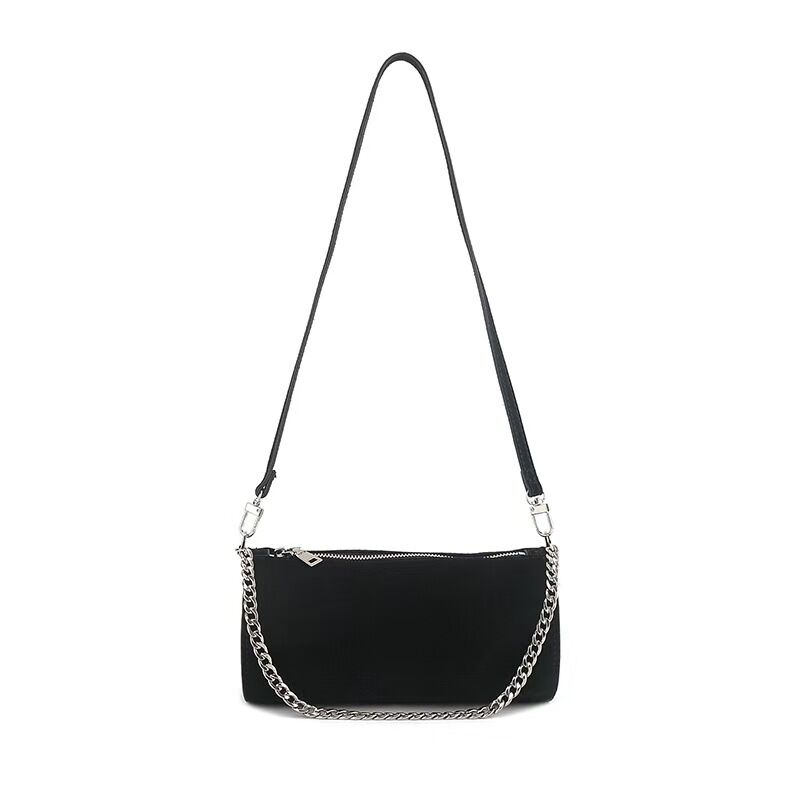 Top-Grade High Mercerized Frosted Cowhide Cylinder Bag Women's genuine leather fashion Crossbody Clutch Bag Shoulder Bag