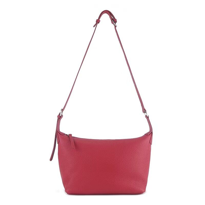 Women's Minimalist genuine leather Bag Top grain full grain cowhide hobo bag Crossbody bag shoulder bag Baguette Bag underarm bag China supplier wholesale