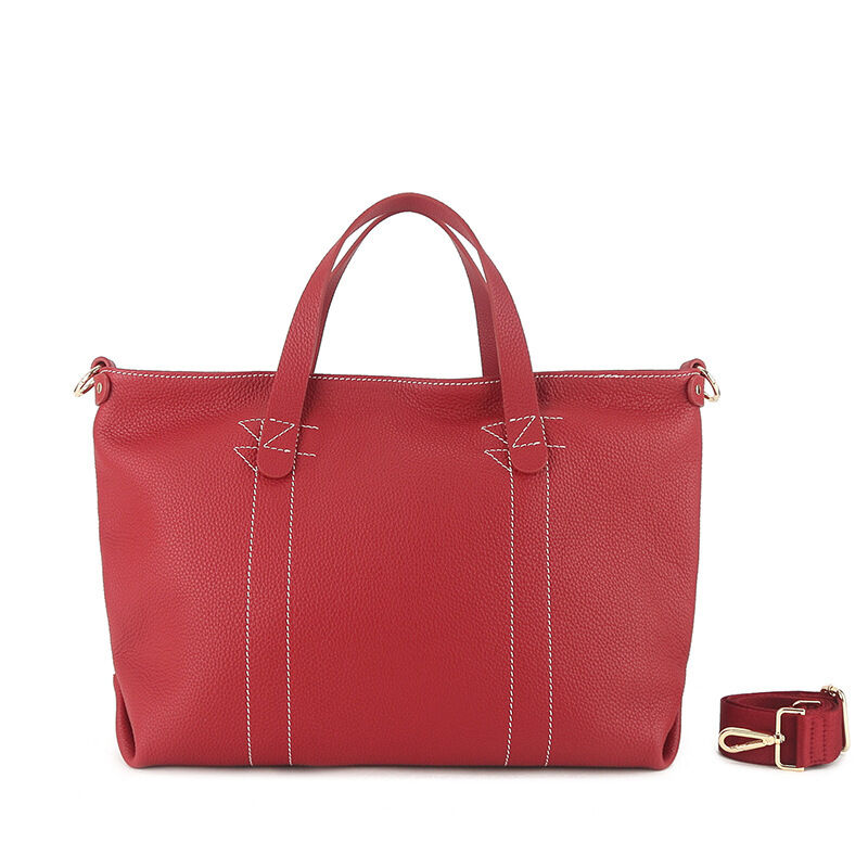Genuine leather handbag work bag Top-Grain Full-Grain Cowhide Large-Capacity Handheld Tote Bag handbag underarm bag Laptop Bag Duffel Bag 
 
