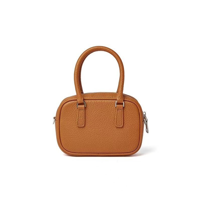 Women's fashion bagTop Grain Full Grain  genuine leather handbag cell phone mobile phone bag mini shoulder crossbody bag handbag China supplier