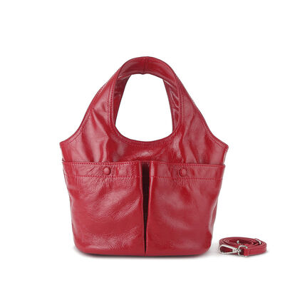 Bolso de mano de cuero genuino de bolsillo de piel de vaca encerada al aceite de primera flor, bolso tote, bandolera, bolso de hombro, clutch, bolso de mano para mujer