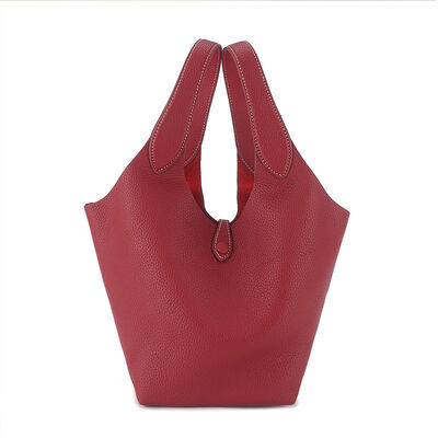 Bolso tote de cesta de piel de vaca de primera flor (con bolsa interior) bolso de mano de cuero genuino de gran capacidad Bolso tote Bandolera Bolso de hombro Bolso de moda para mujer